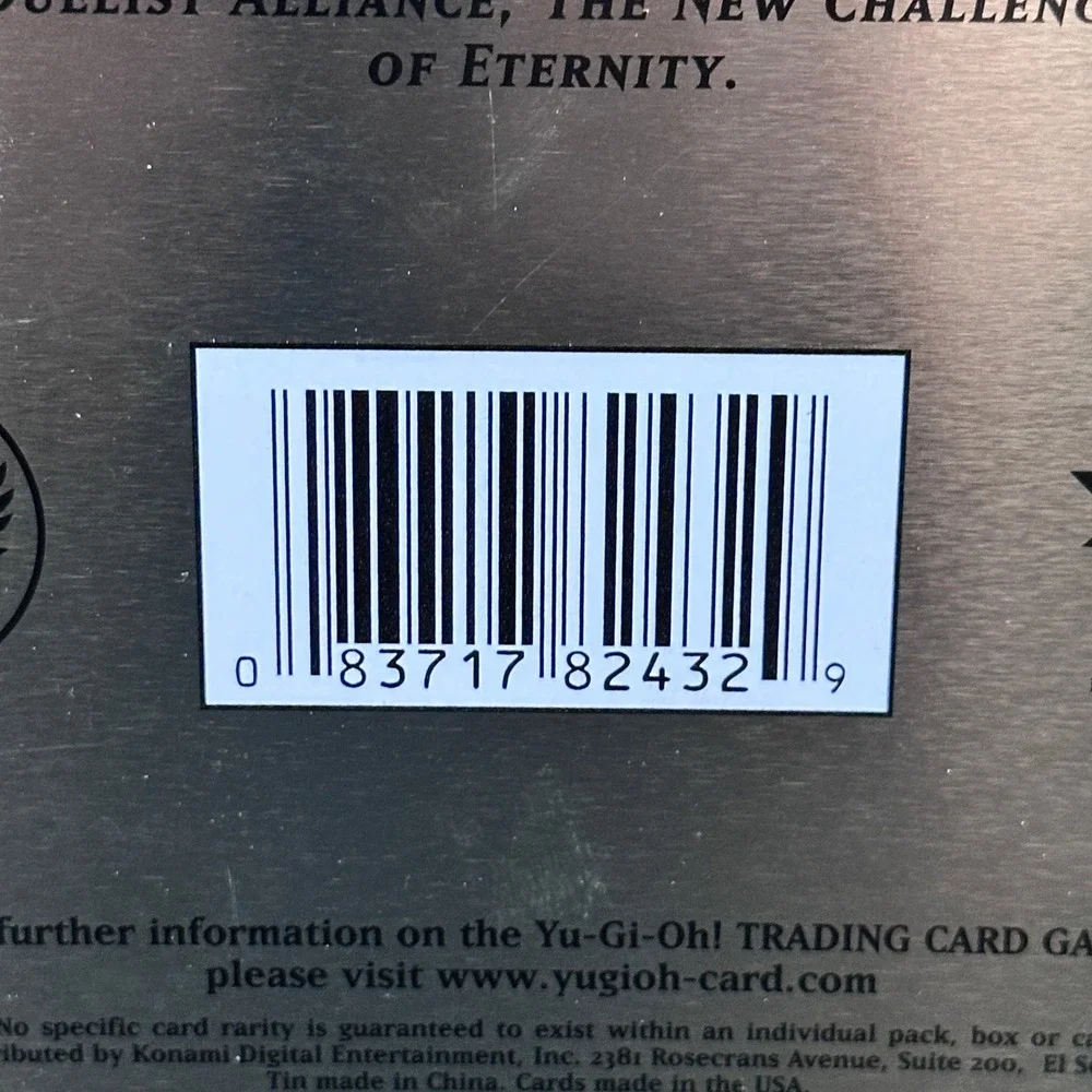 Yu-Gi-Oh 2015 Mega-Tin Odd-Eyes Pendulum Dragon Empty Collectible Storage Tin‎